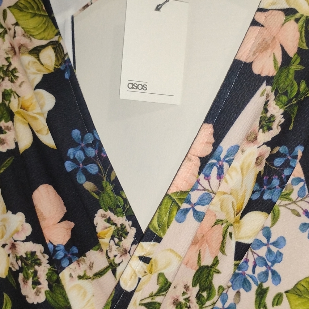 ASOS Sexy Open Back Midi Dress Size 6 - Picture 6 of 16